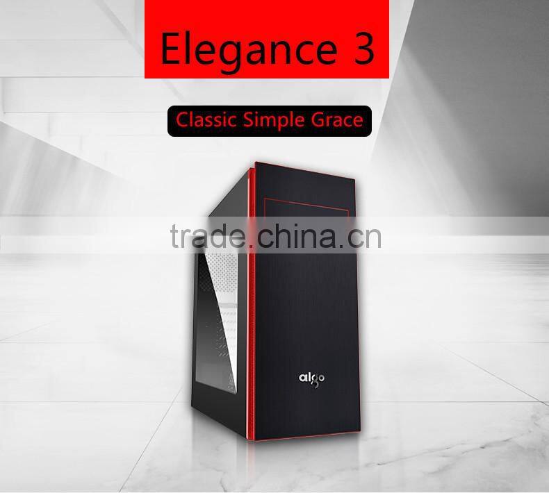 aigo Elegance 3 ATX computer case best seller red and black