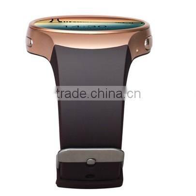 Full Display Round IPS Screen LCD MTK2502C BT4.0 blood pressure monitor watch KW18