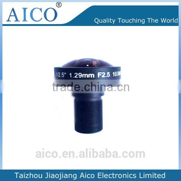 cn aico camera hd 1.29mm 1/2.5 inch f2.5 m12 10 mp 185 degree fisheye lens nude high resolution
