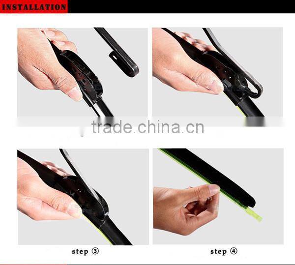2016 Top Quality Wiper Blade/Windshield Bone Wiper Blades/Framless Wiper Blades Made In China