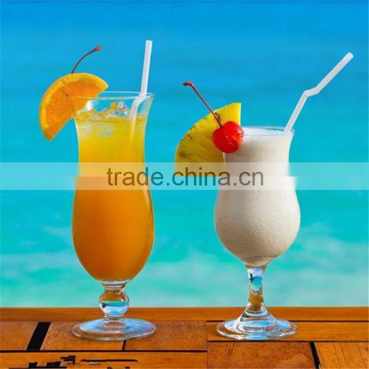 Promotion lead-free all kinds of fruit beverage juice glass cup in stockage 280ml-420ml.