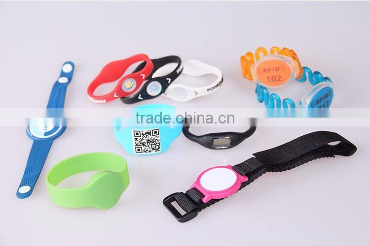 High quality proximity rfid wristband with silicon material