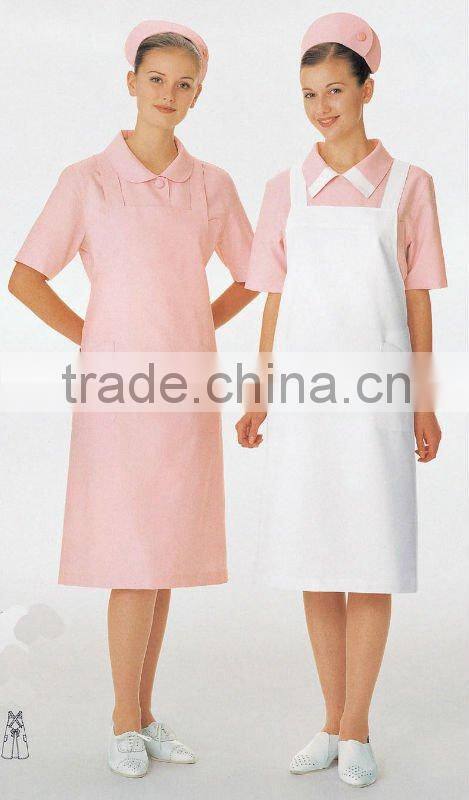 Tailored wholesale hand made 100%cotton nurse uniform