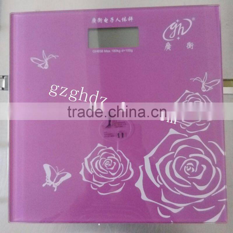 180kg body bathroom fashion human scale/electronic human boay bathroom scale