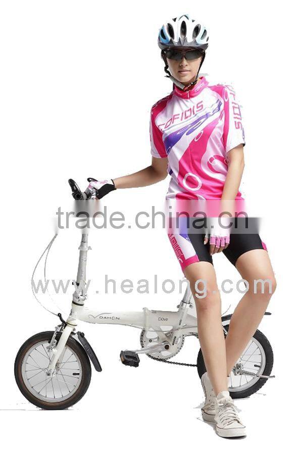 2014 fashionable women cycling jersey