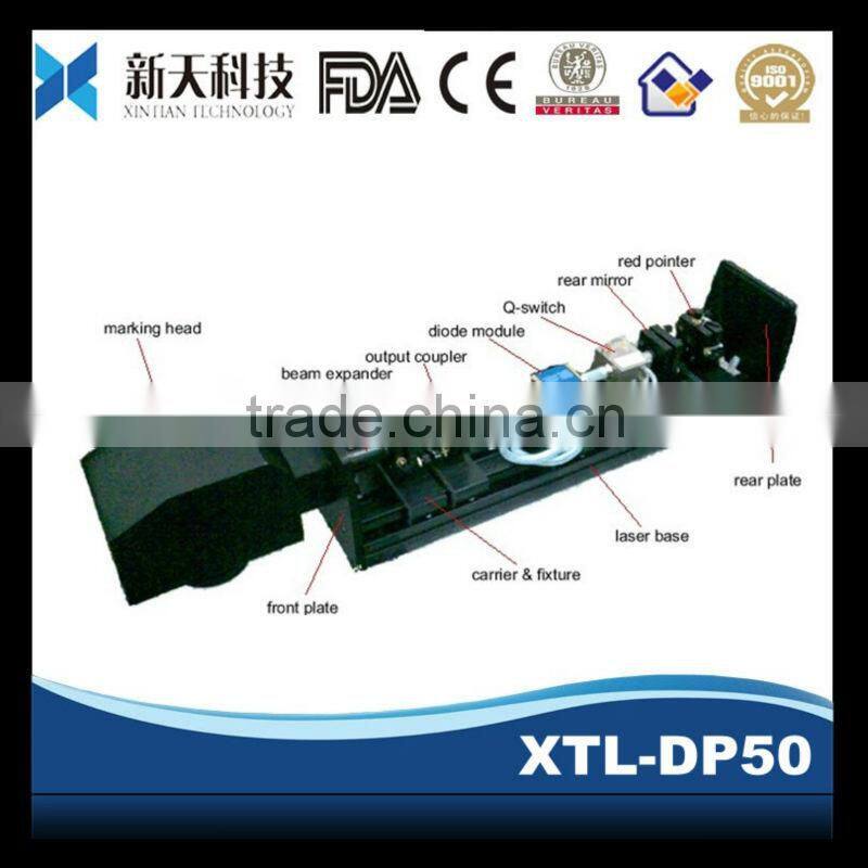 2014 new machinery low price diode side-pump laser seals marking machine