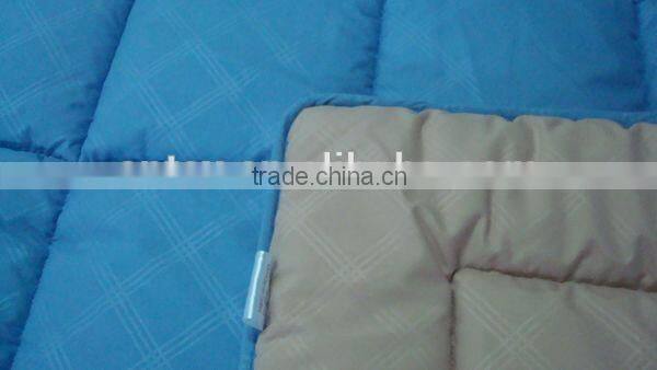 Microfiber SKY BLUE- Beige Bicolor Embossed Quilt