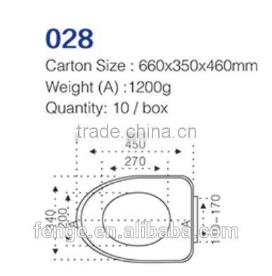 White pp plastic heated toto toilet seat bidet toilet-028