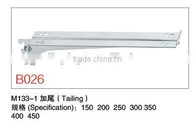 Chrome Slatwall hanging shelf brackets