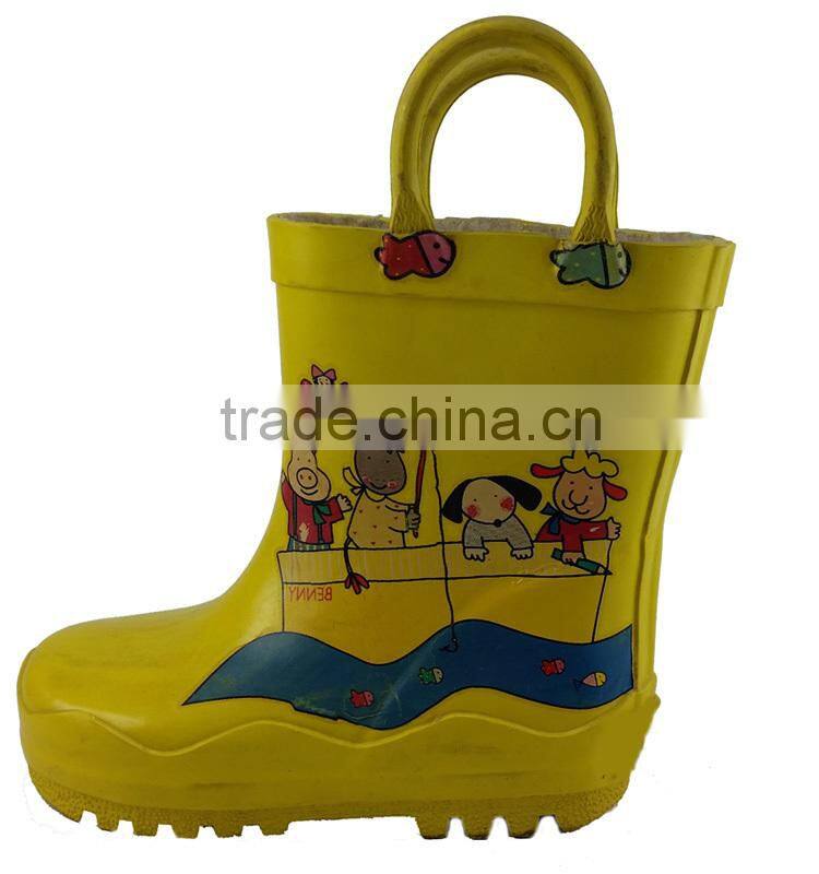 Girls cheap pvc rain boot pure color pvc rain boots
