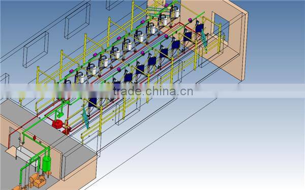 fish-bone milk systems, milking parlors, automatic milk parlors