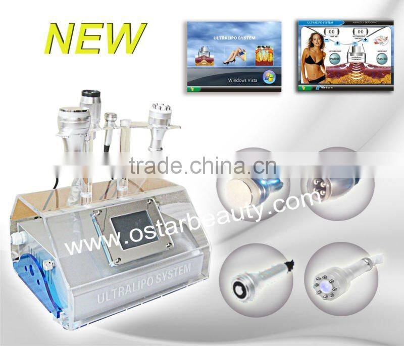 Fast slimming machine cavitation tripolar rf vacuum slimming