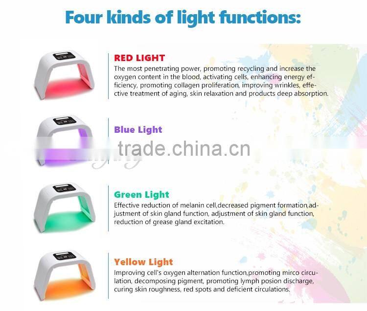 4 color PDT machine photo dynamic therapy pdt