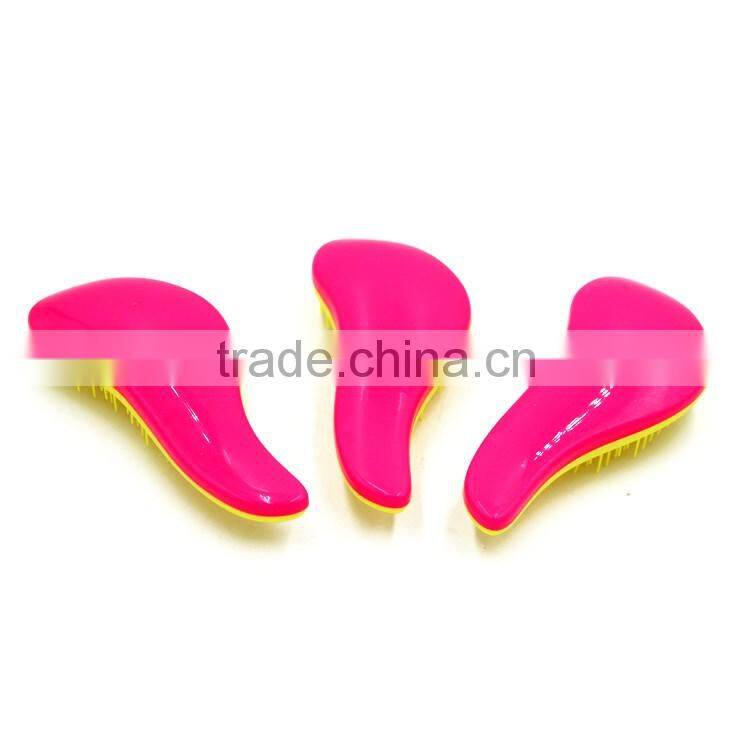 Cute plastic kids hair brush