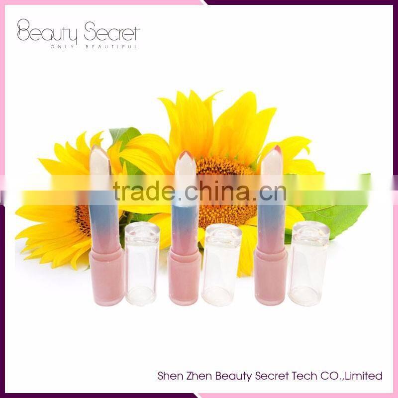 Crystal lip stick flower lip stick customize lip stick