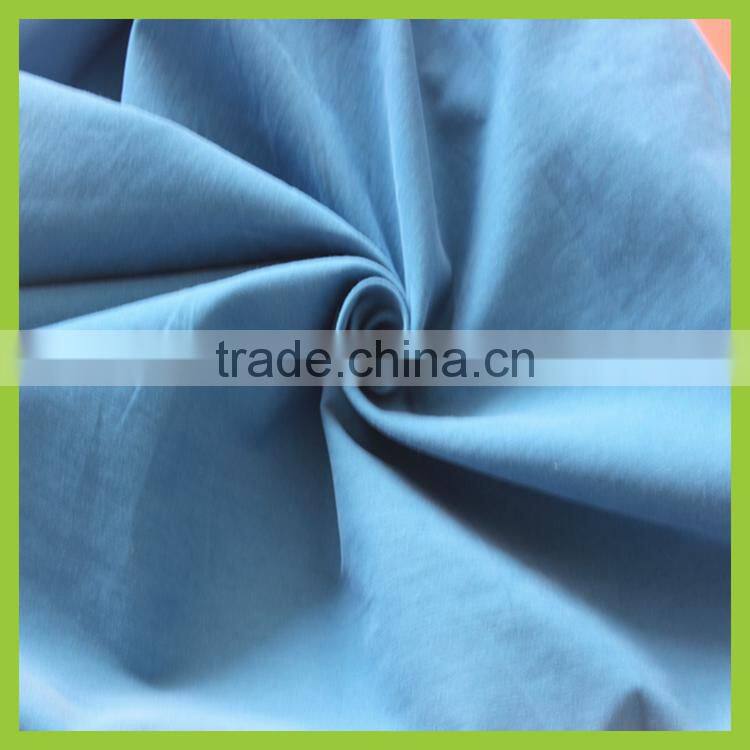 new Nylon cotton mixed fabric for clothes/Sky blue cotton nylon fabric/cotton nylon blend fabric