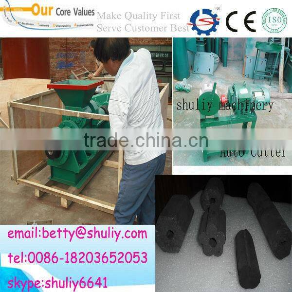 coal dust charcoal briquette extruder machine