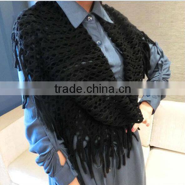Women Ladies Knitted Crochet Snood Scarf Shawl Neck Warmer Circle Wholesale