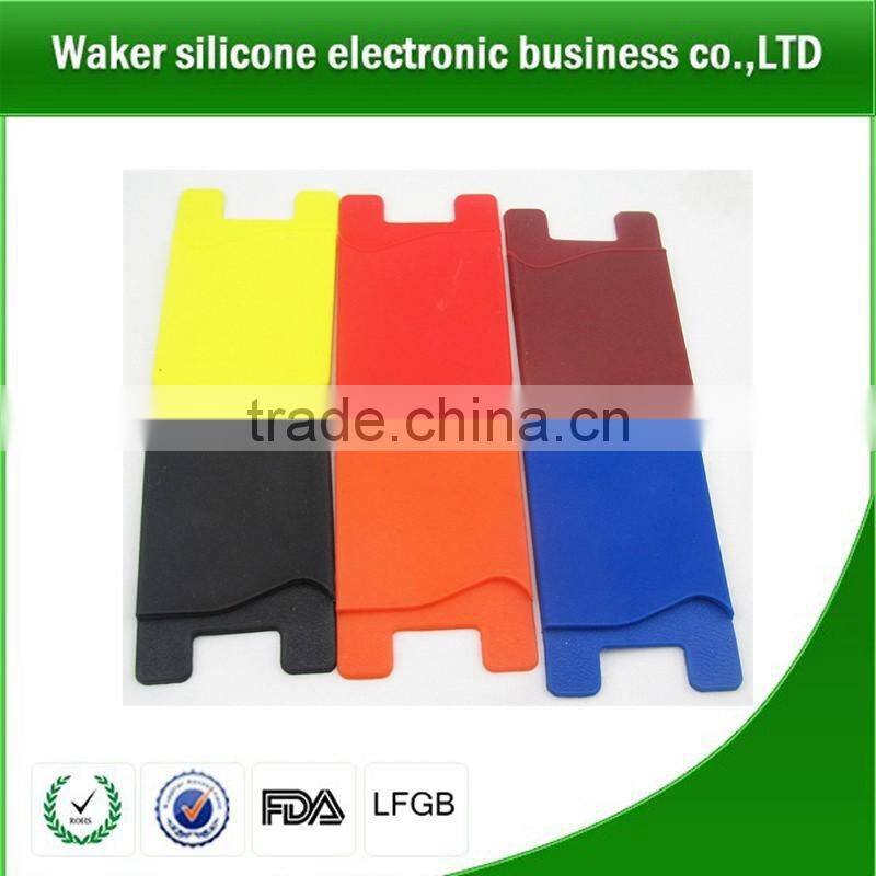 European standard silicone new design phone case card holder