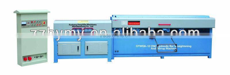 Straightening and cutting machine Dia 6-14mm