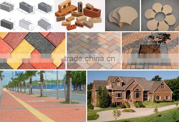 Mobile diesel concrete brick making machine