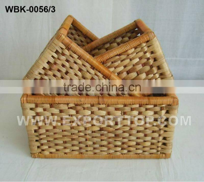 Best selling - High quality Water-hyacinth basket ( Skype: July.etop)