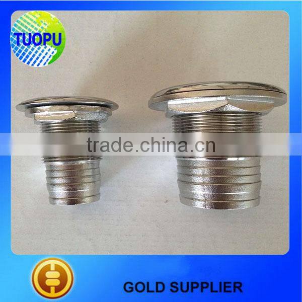 China high quality yacht through hull outlets with hose connection,marine through hull outlets with hose connection