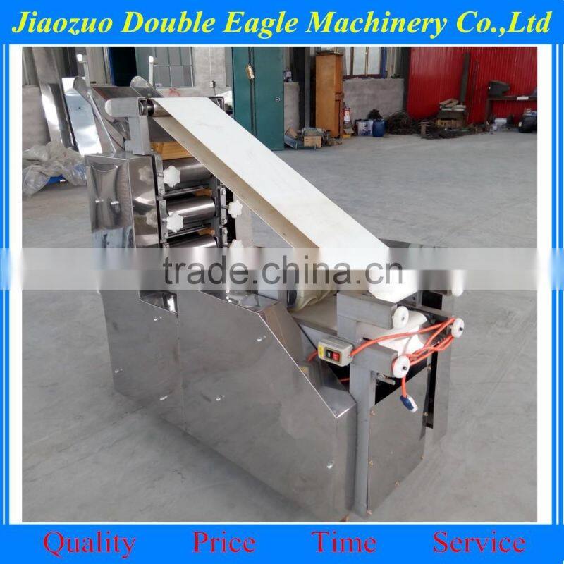 2rows round dough sheet making machine / square spring roll wrapper machine