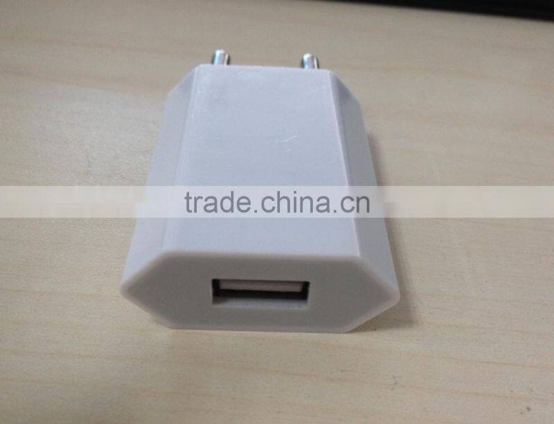 High Quality Charger Eur Tpye 5V 1A USB Output Use for Phone Charger