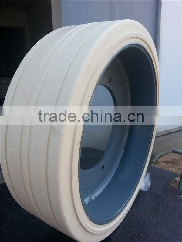 small solid rubber wheels 3.20-8 3.60-8 4.00-8 16x5-9 used for industry trailer machine