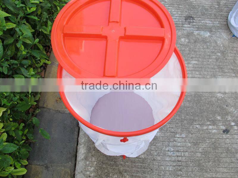 nylon pvc pet food bag foldable pet food bag spiral spring dog food bag