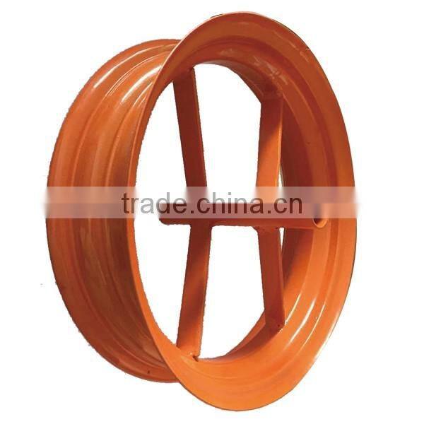 Wholesale steel wheel rim for wheelbarrows