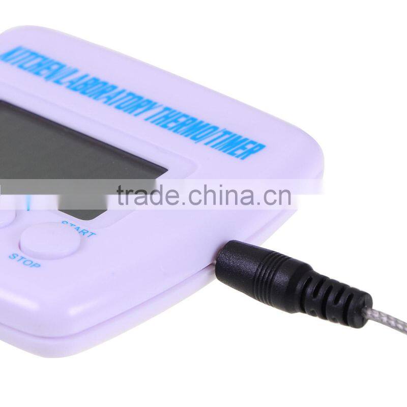 High Quality Multipurpose Digital Kitchen Laboratory Thermometer and Timer Alarm