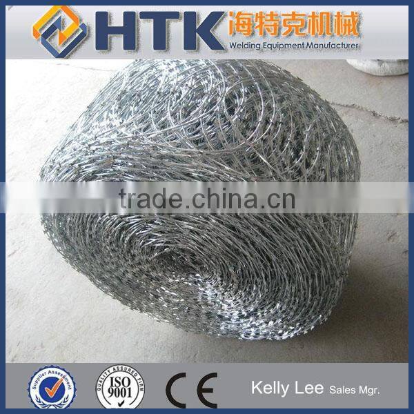 Electric Galvanized Razor Blade Barbed Wire