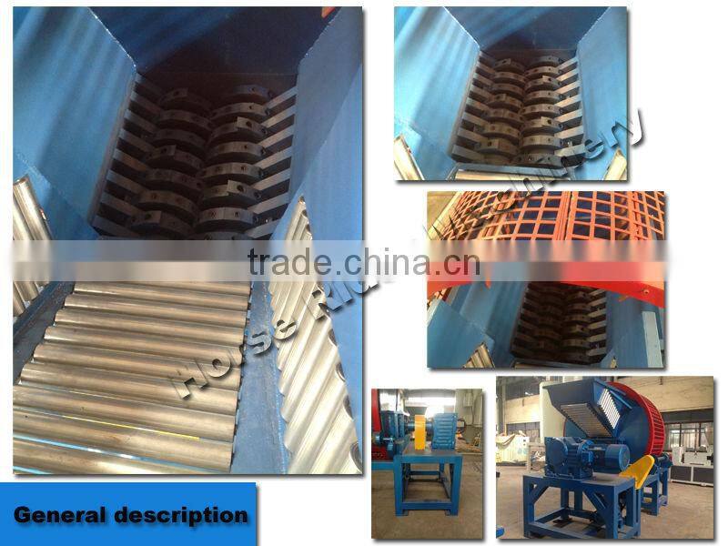 car tire tyre shredder recycling line