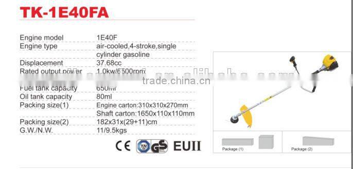 4-stroke 37.68cc honda type brush cutter