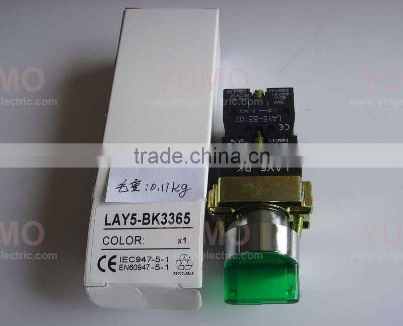 Push Button plastic bezel pushbutton switchLAY5-BK3365