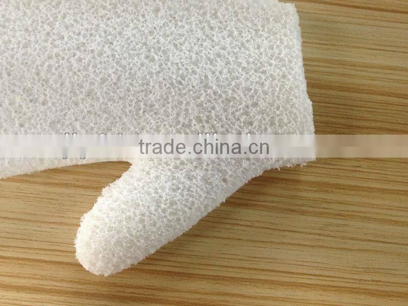 2015 New arrival latex free expanding bath sponge bath mitt