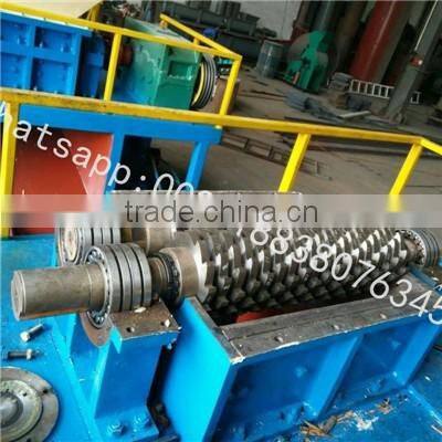 Automatic type 25 blades Waste plastic two shaft shredder machine