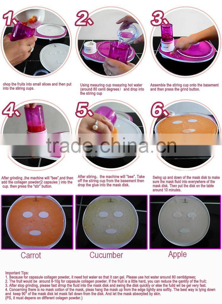 Low price fruit blender dual function DIY facial mask making machine