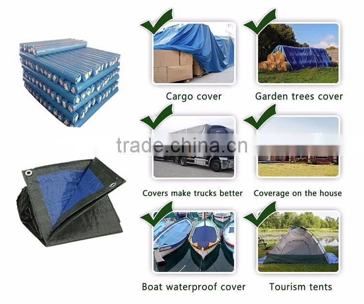 Used tarpaulins for tent