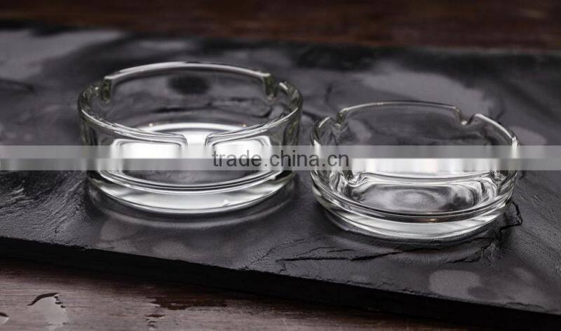 round glass ash tray clear glass ash tray