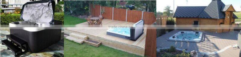 competitive price acrylic massage hot spa tub with CE approved massage bathtub for 4 people