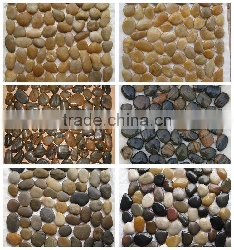 Super Red Pebble Tile For Bathroom Floor Tile