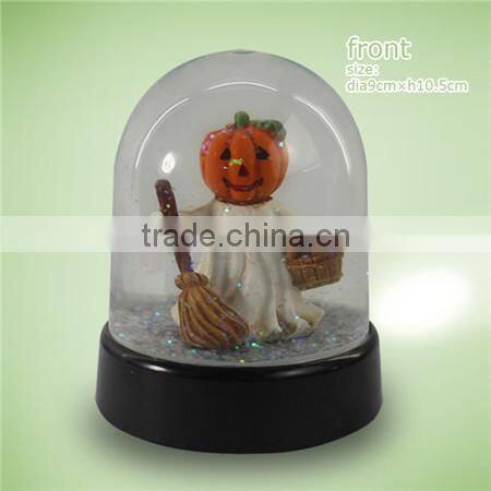 Plastic ghost snow globe