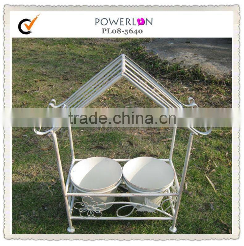 Antique new item wrought iron outdoor metal flower pot