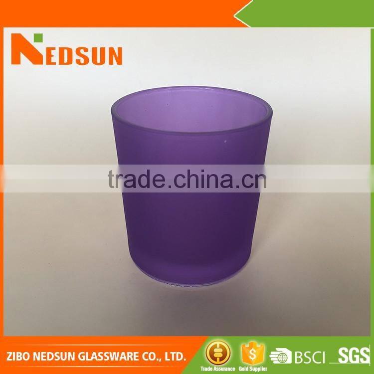 Hot selling colorful fashion candle jar