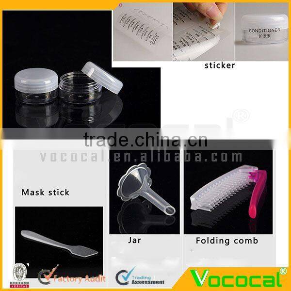 Travel Bottle Set Cosmetic Jar Empty Hair Shampoo Cream Bottle 11pcs Transparent+Pink