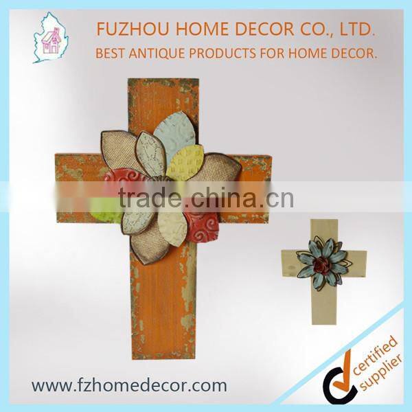 Customized printing wood craft crosses/ cross wall hangings for sale