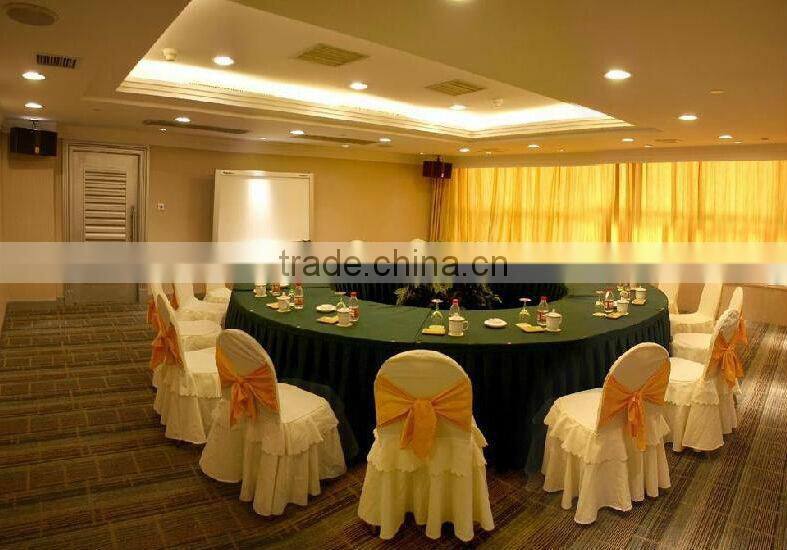 Wash anti-wrinkle wedding white chair cover